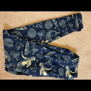 Lularoe OS Mermaids leggings